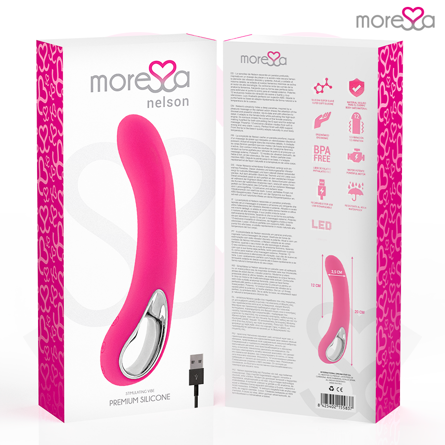 MORESSA Nelson – Premium silicone ricaricabile