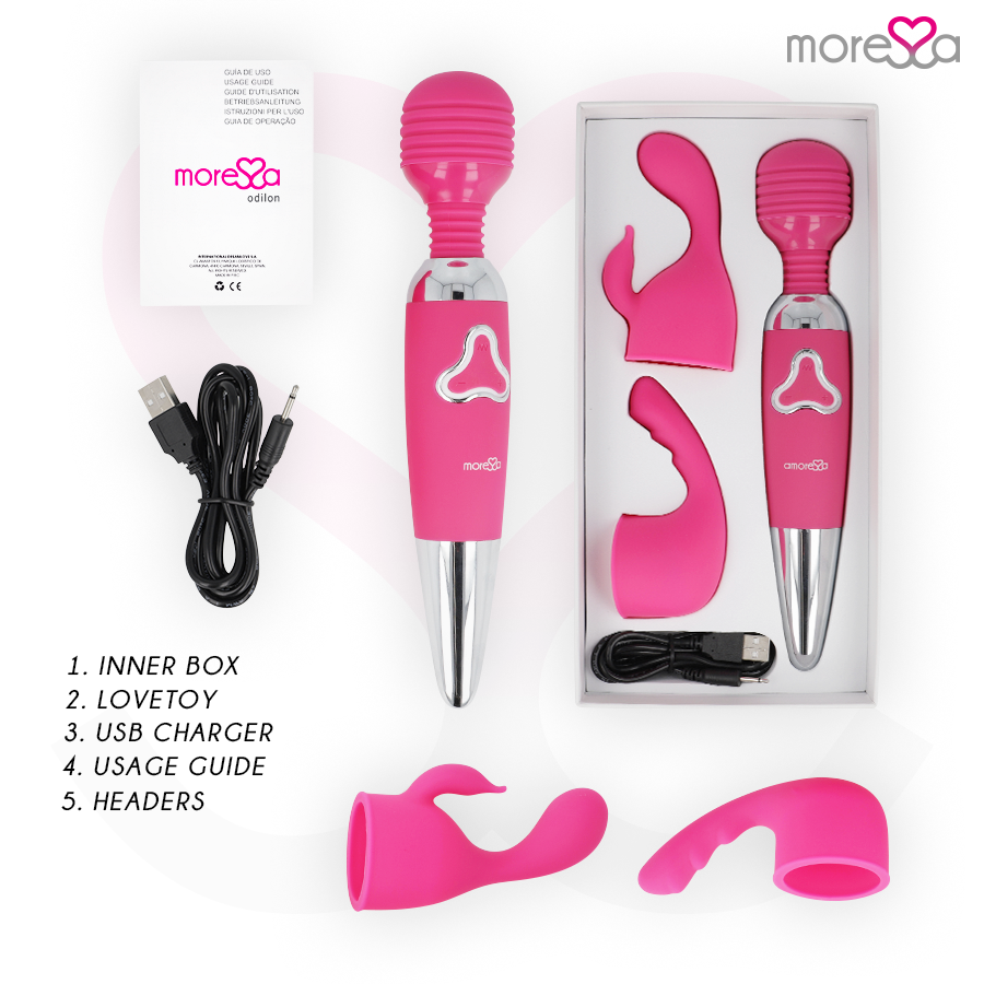 MORESSA Odilon – Rechargeable en silicone premium