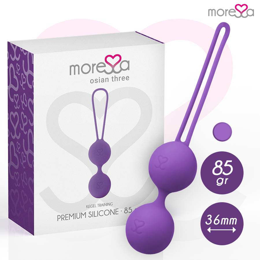MORESSA Osian Three – Premium-Silikon-Liebeskugel – Ansicht 2