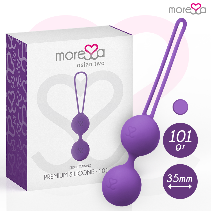 MORESSA Osian Two – Premium-Silikon-Liebeskugel – Ansicht 3