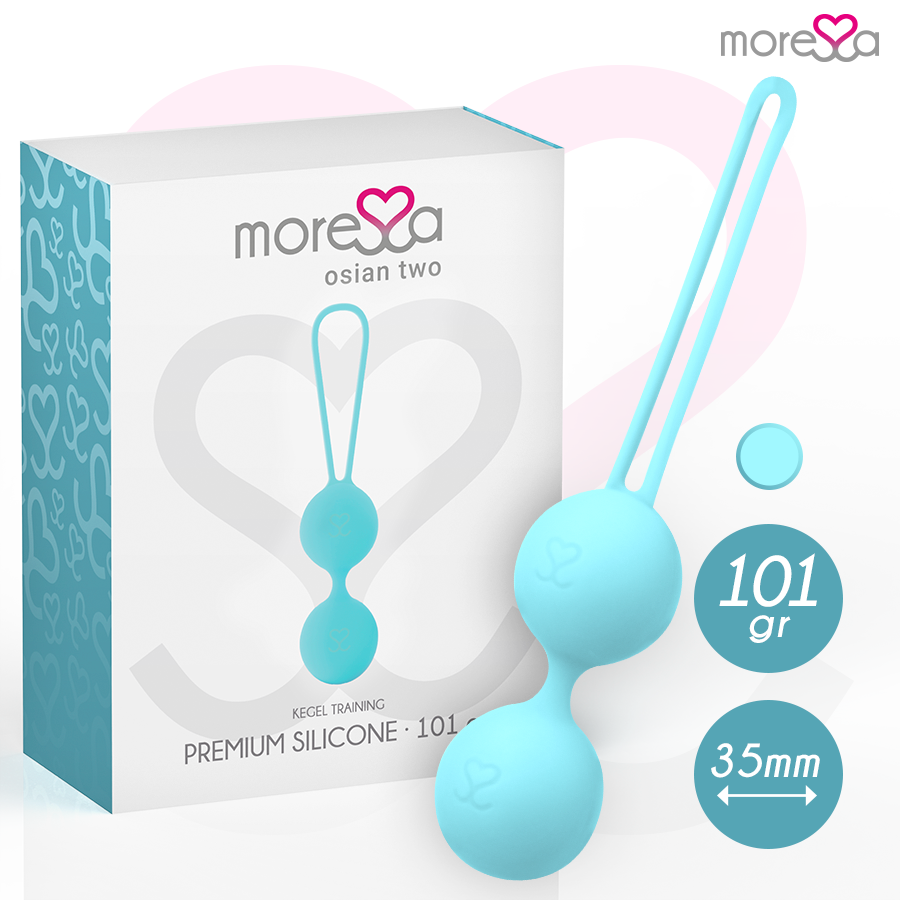 MORESSA Osian Two – Premium-Silikon-Liebeskugel – Ansicht 2