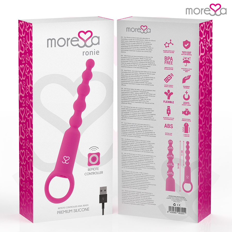MORESSA – RONIE TÉLÉCOMMANDE PLAISIR ANAL ROSE