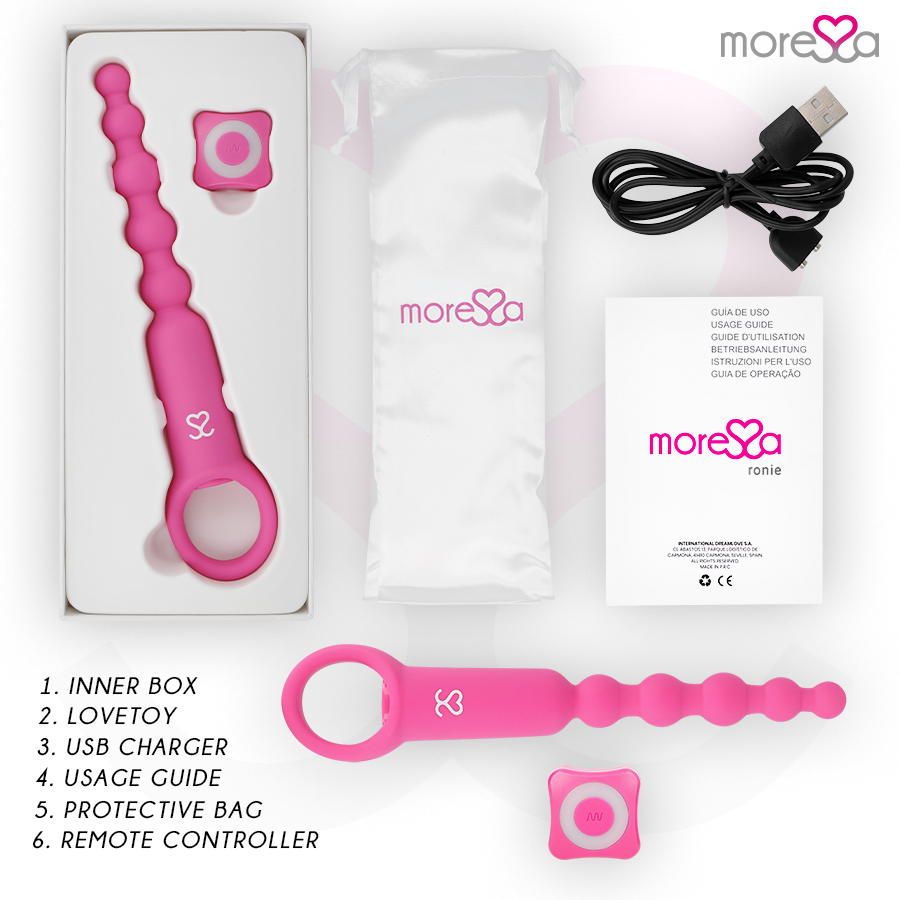 MORESSA – RONIE TÉLÉCOMMANDE PLAISIR ANAL ROSE