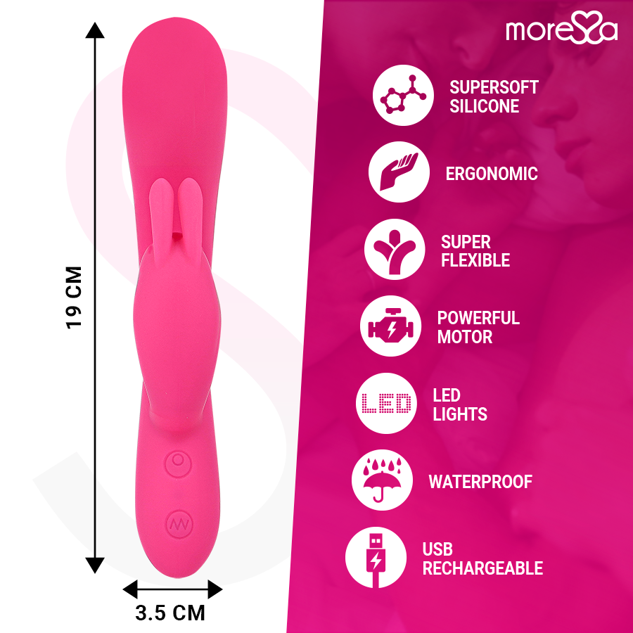 MORESSA Telmo – Premium-Klitoris-Vibrator aus Silikon, wiederaufladbar