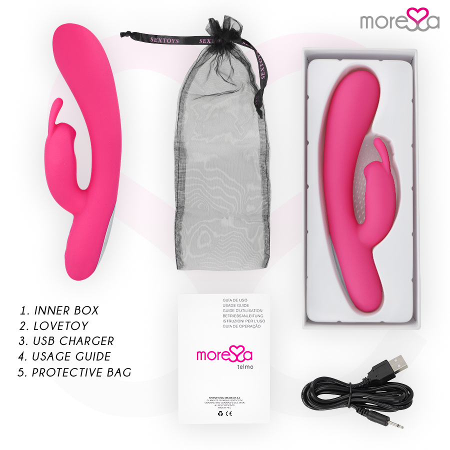 MORESSA Telmo – Premium-Klitoris-Vibrator aus Silikon, wiederaufladbar