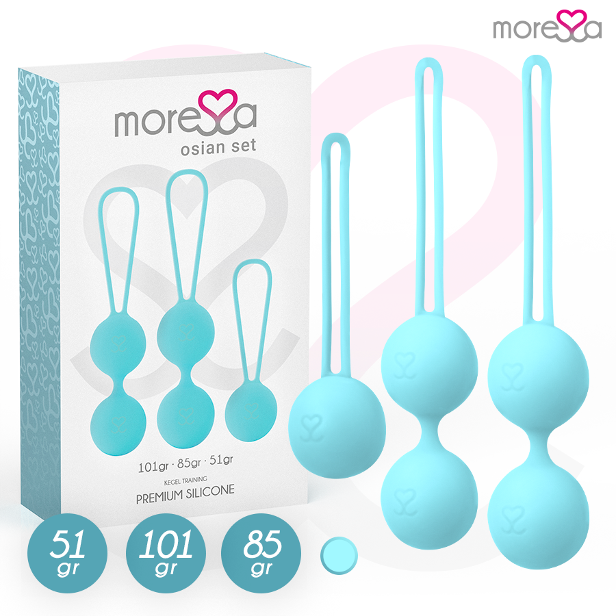 MORESSA Osian Set – Premium-Silikon-Liebeskugeln – Ansicht 3