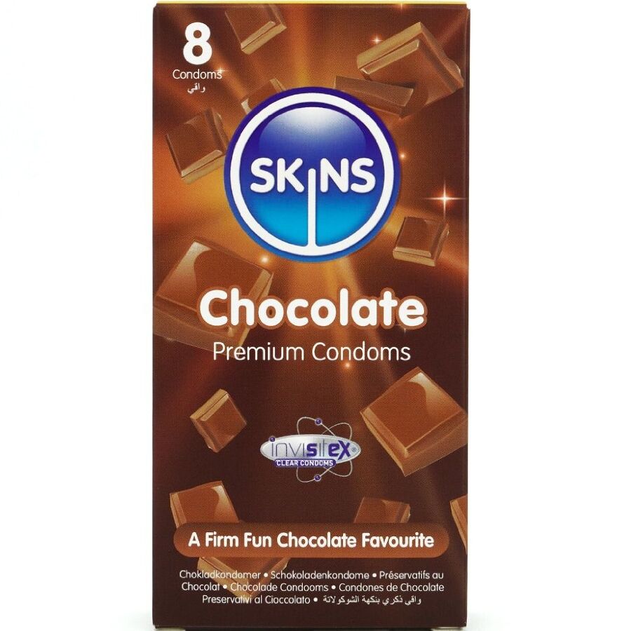 SKINS – PRESERVATIVI PREMIUM AL CIOCCOLATO CONFEZIONE DA