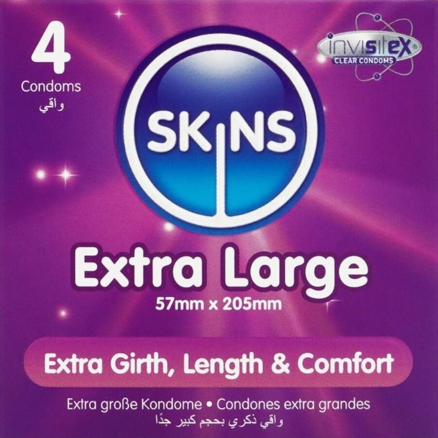 SKINS – EXTRA LARGE PREMIUM CONDOMS PACK