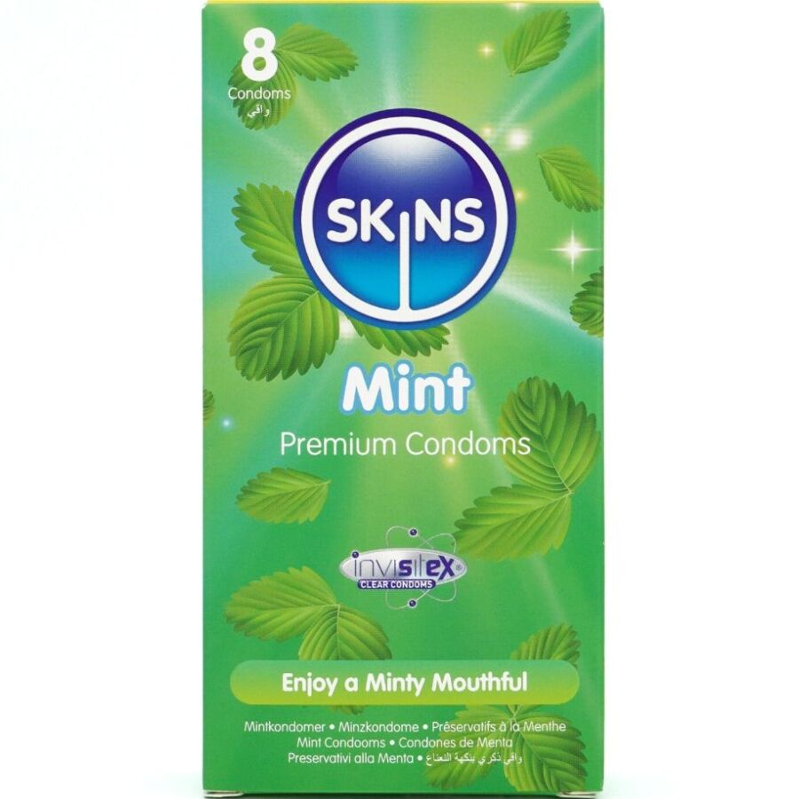 SKINS – PRESERVATIVI PREMIUM ALLA MENTA CONFEZIONE DA