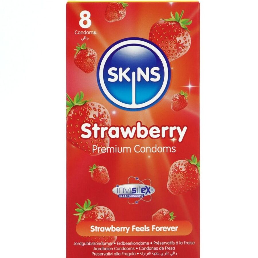 SKINS – STRAWBERRY PREMIUM CONDOMS PACK