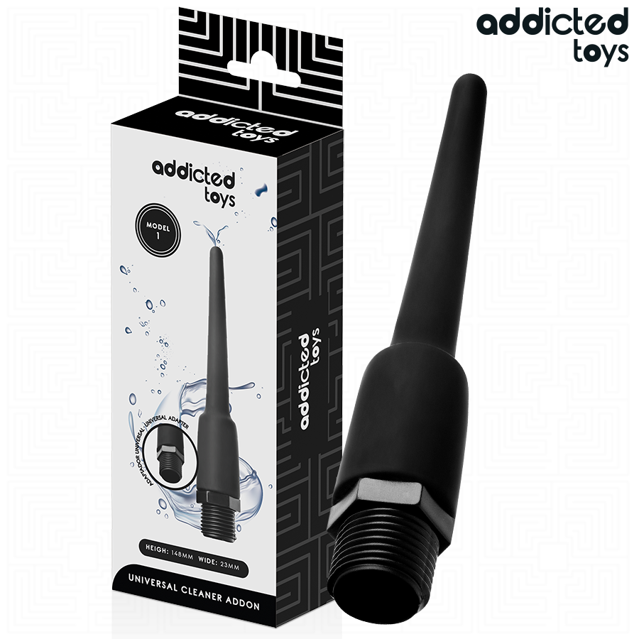 ADDICTED TOYS – Analreiniger mit Universaladapter