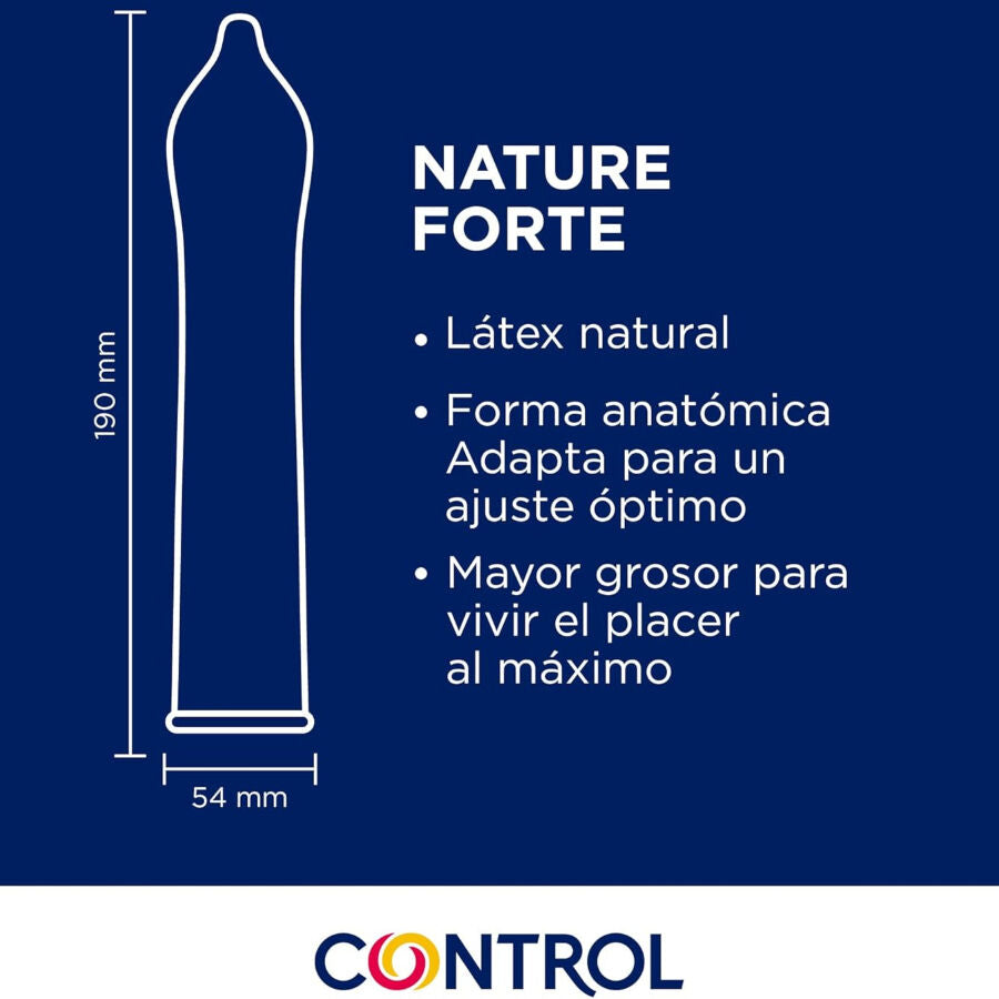 CONTROL Nature Forte – Préservatifs  144 unités