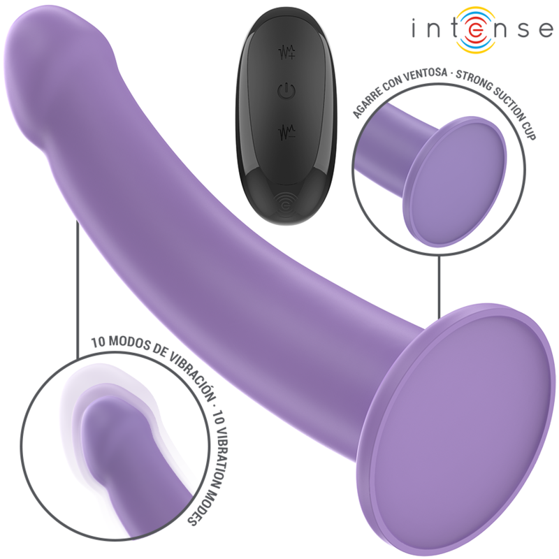 Intense Eddie – Vibrator, 17,5 cm, lila, Fernbedienung