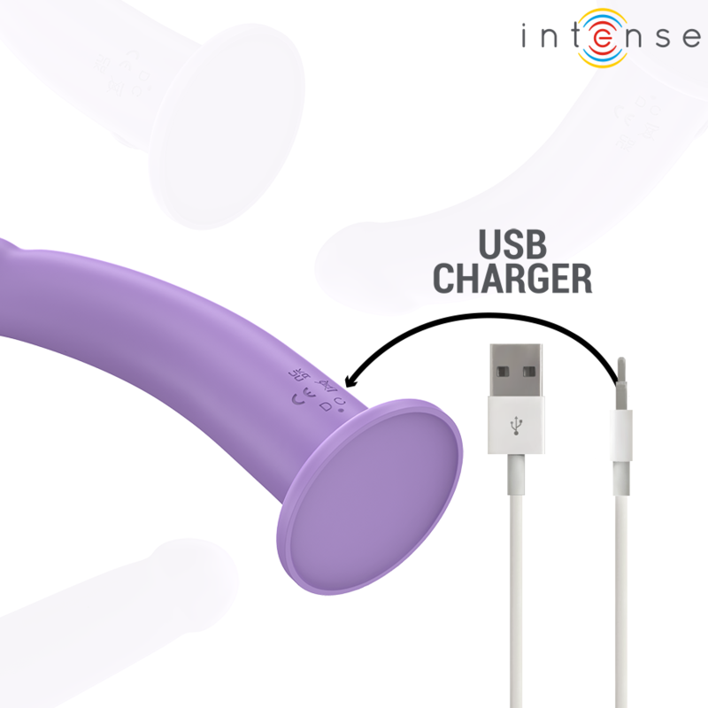 Intense Eddie – Vibrator, 17,5 cm, lila, Fernbedienung