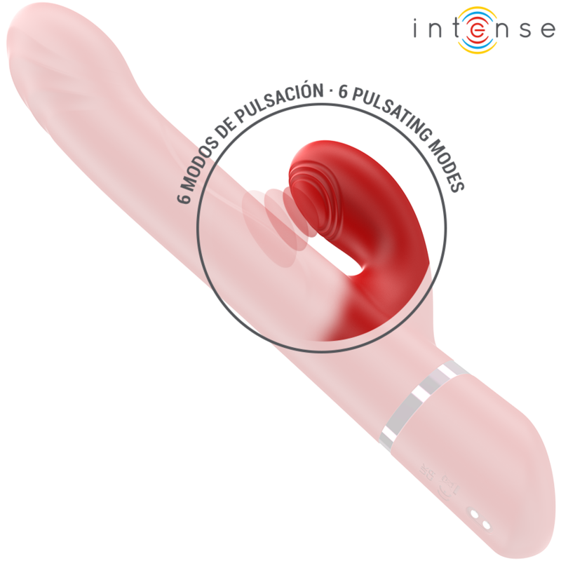 INTENSE – LELE MULTIFUNCTION VIBRATOR ROTATING & OSCILLATION & STIMULATION RED