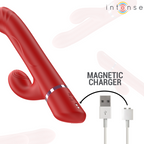 INTENSE – LELE MULTIFUNCTION VIBRATOR ROTATING & OSCILLATION & STIMULATION RED