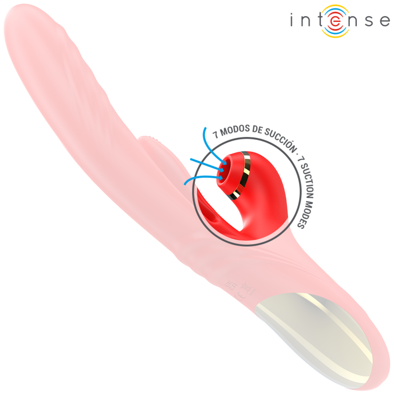 INTENSE – KAROL MULTIFUNCTION VIBRATOR THRUST & STIMULATION & STIMULATING WAVES RED