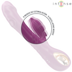 INTENSE – VIBRATORE MULTIFUNZIONE HALLE CON LINGUA STIMOLANTE A DELFINO VIOLA