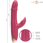 Intense Chloe – Multifunktionsvibrator 3-in-1, rot
