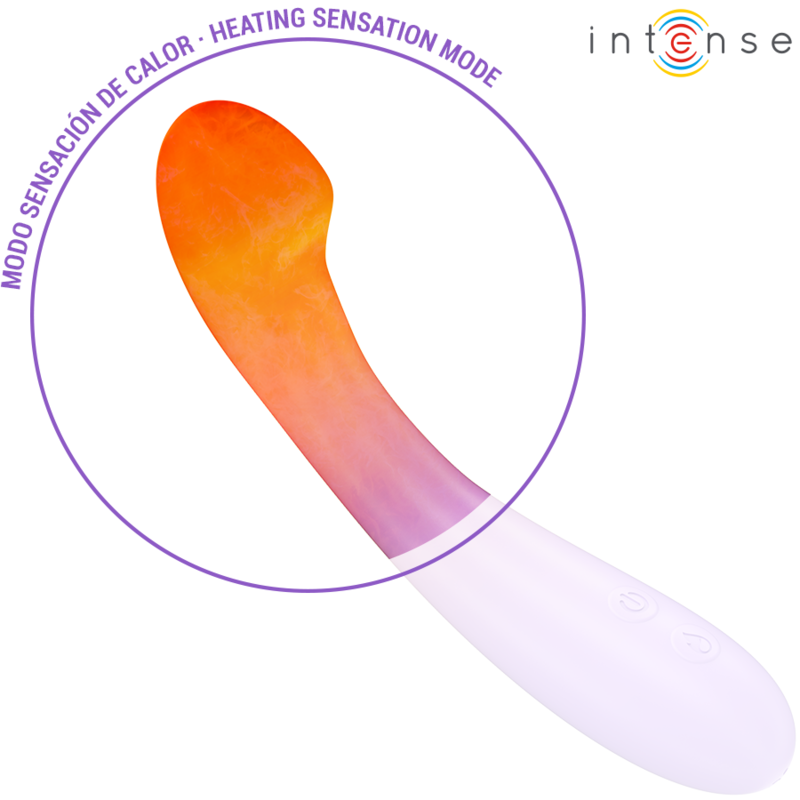 INTENSE – VIBRATORE BECKY 19 CM RISCALDABILE 7 VIBRAZIONI VIOLA