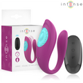 INTENSE – ANNIE VIBRATEUR ET STIMULATEUR EN U VIOLET TÉLÉCOMMANDE
