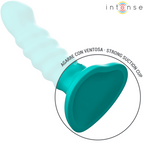 INTENSE – VIBRATORE BUFFY TAGLIA S DESIGN A SPIRALE 10 VIBRAZIONI TELECOMANDO BLU