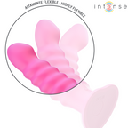 INTENSE – CINDY VIBRATEUR TAILLE L DESIGN SPIRALE 10 VIBRATIONS ROSE TÉLÉCOMMANDE