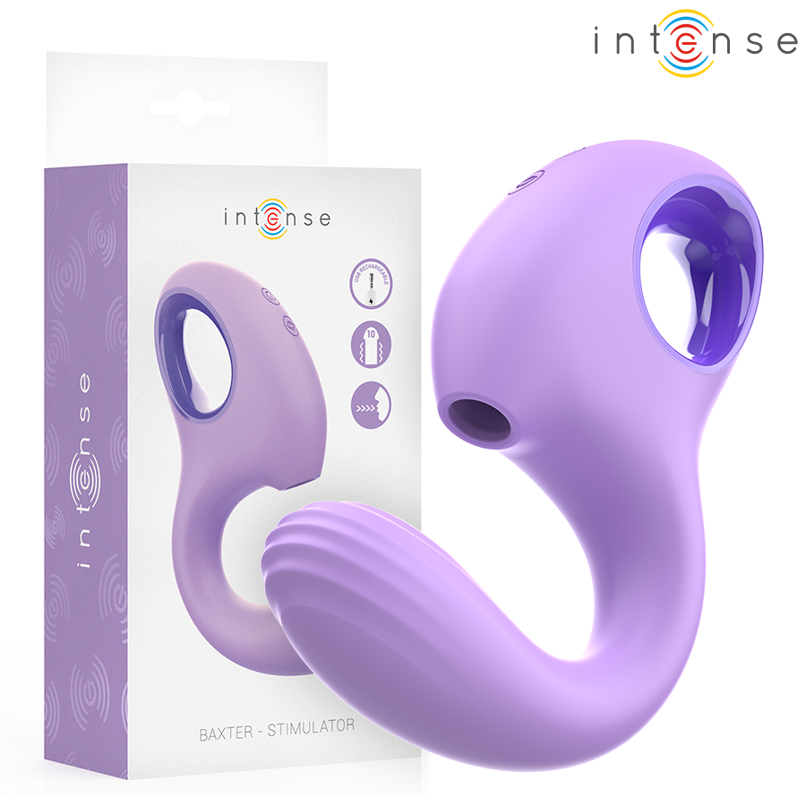INTENSE – BAXTER VIBRATEUR & STIMULATEUR VIOLET