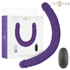 INTENSE – GUNTER DILDO DOUBLE VIBRATOR 40 CM PURPLE REMOTE CONTROL