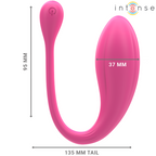 Intense Janice – U-Vibrator mit Doppelstimulation, rosa, Fernbedienung