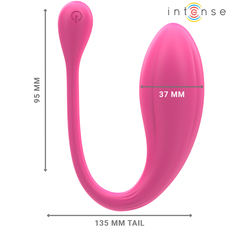 Intense Janice – U-Vibrator mit Doppelstimulation, rosa, Fernbedienung