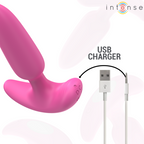 INTENSE – ROSS ANAL PLUG 10 VIBRAZIONI ROSA TELECOMANDO