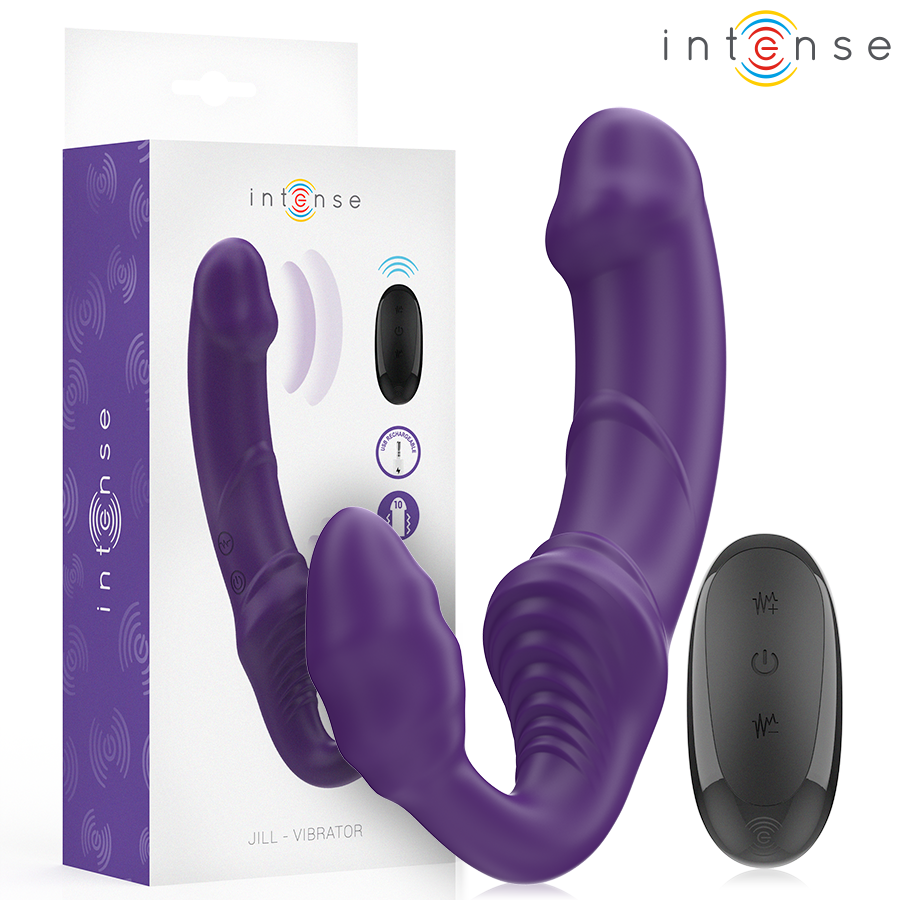 INTENSE – DOPPIO VIBRATORE 20 CM TELECOMANDO