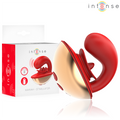 INTENSE – VIBRATEUR & STIMULATEUR MARIAH EN FORME DE U 10 VIBRATIONS ROUGE