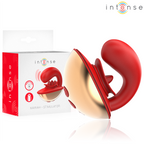 INTENSE – VIBRATEUR & STIMULATEUR MARIAH EN FORME DE U 10 VIBRATIONS ROUGE