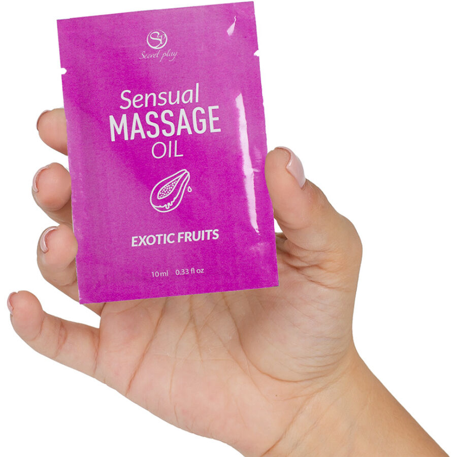 SECRETPLAY – Massageöl exotische Früchte, Einzeldosis 10 ml