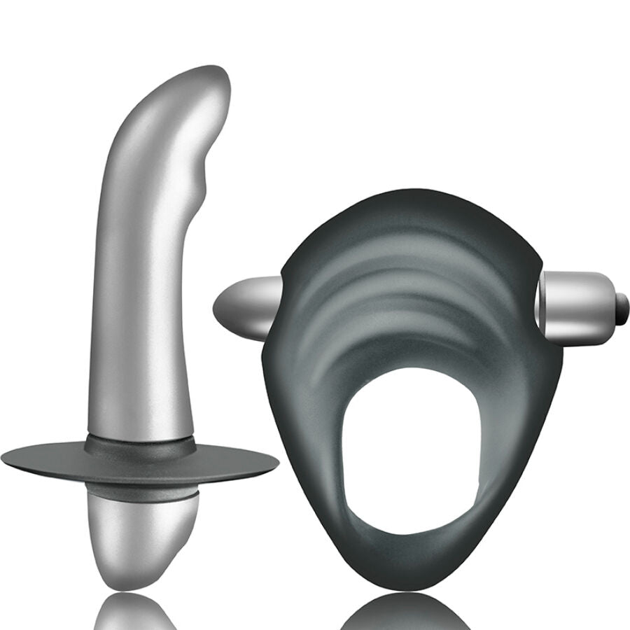 CLIMAXIMUM – ENTICE KIT ANELLO PER IL PENE + VIBRATORE PER LA PROSTATA PER PRINCIPIANTI