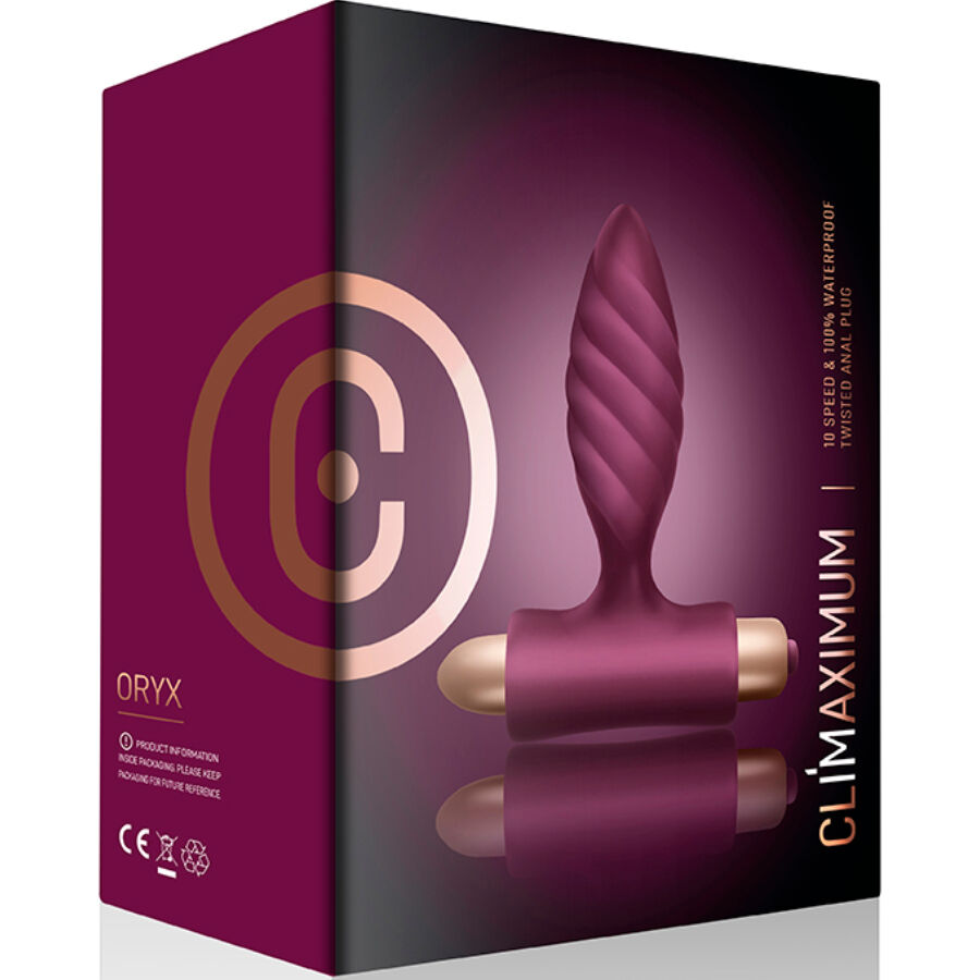 CLIMAXIMUM – ORYX TWISTED ANAL PLUG