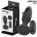 ADDICTED TOYS – Analplug mit vibrierender Zunge und Fernbedienung