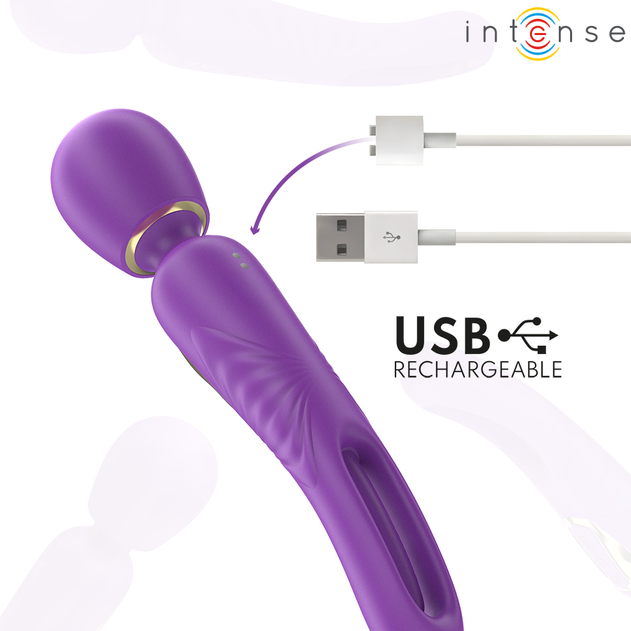 INTENSE – BACCHETTA VIBRANTE CHRISTY CON LINGUA MOBILE