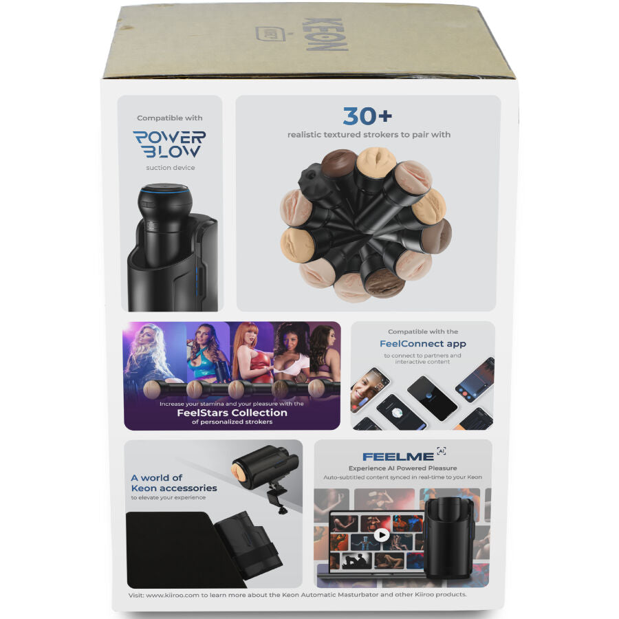 KIIROO – KEON WIFI COMBO AUTOMATIC MASTURBATOR + FEEL STROKER