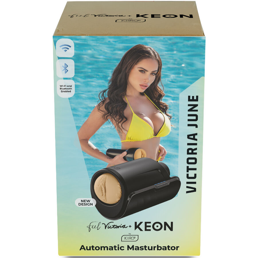 KIIROO – KEON WIFI COMBO VICTORIA JUNE AUTOMATIC MASTURBATOR + FEEL STROKER