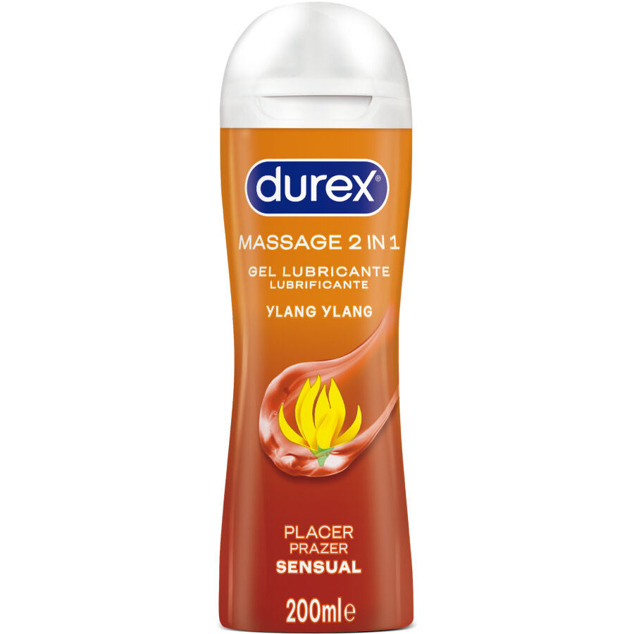 DUREX – Gel lubrifiant de massage sensuel Ylang Ylang 200 ml