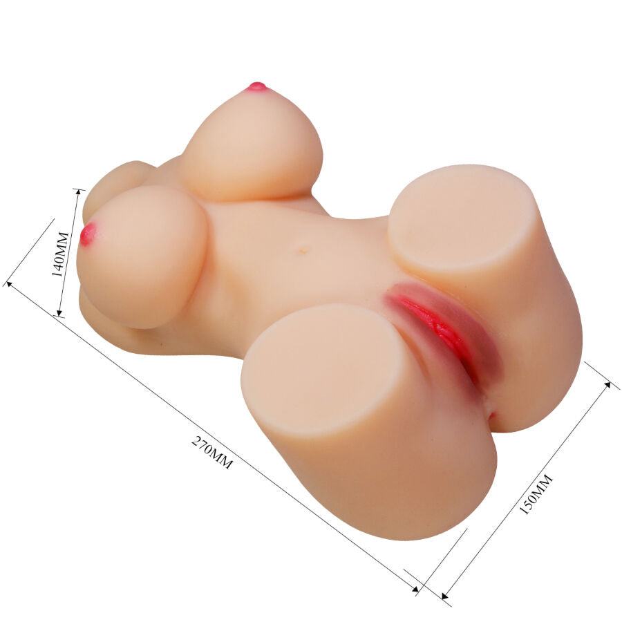 CRAZY BULL – Hetty Realistischer Torso mit Vagina und Anus, 1,9 kg