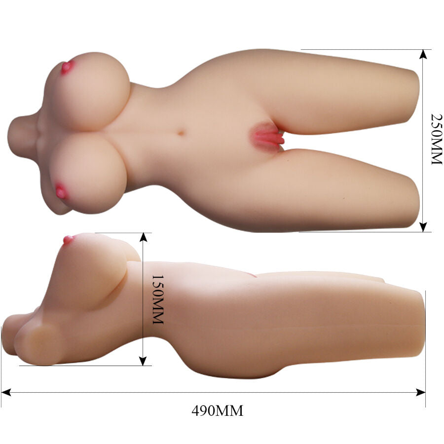 CRAZY BULL – TIFFANY REALISTIC FEMALE TORSO VAGINA AND ANAL 5.5 KG