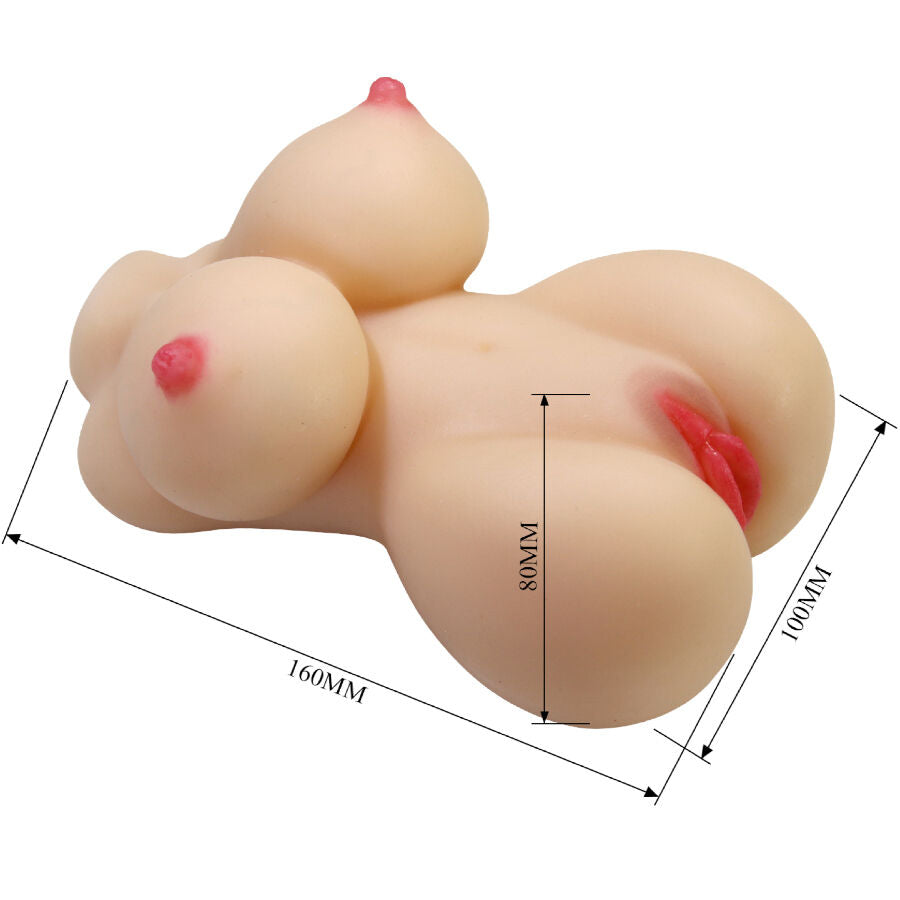 CRAZY BULL – Herta Mini-Torso mit Vaginalöffnung, 497 g