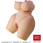 CRAZY BULL – Grace Realistischer Torso mit Vagina und Anus, 7,5 kg