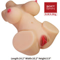 CRAZY BULL – EMMA TORSO FEMMINILE REALISTICO VAGINA E ANALE 4,8 KG