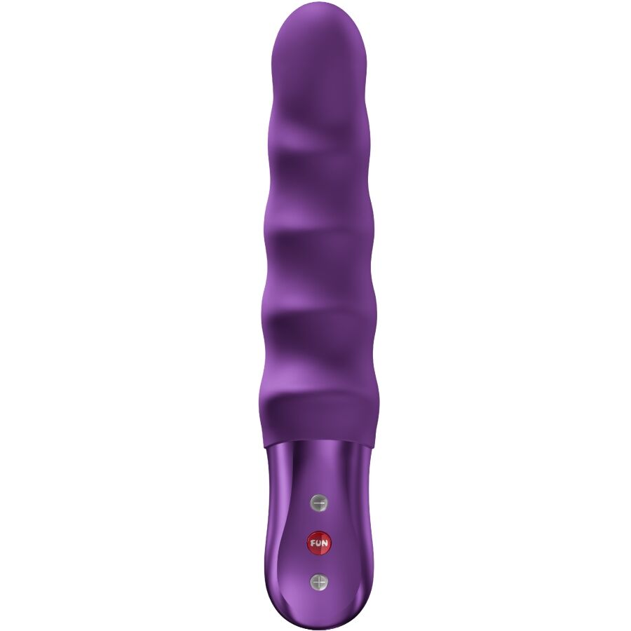 FUN FACTORY – STRONIC SURF Stossvibrator, 20 cm, Dunkelviolett
