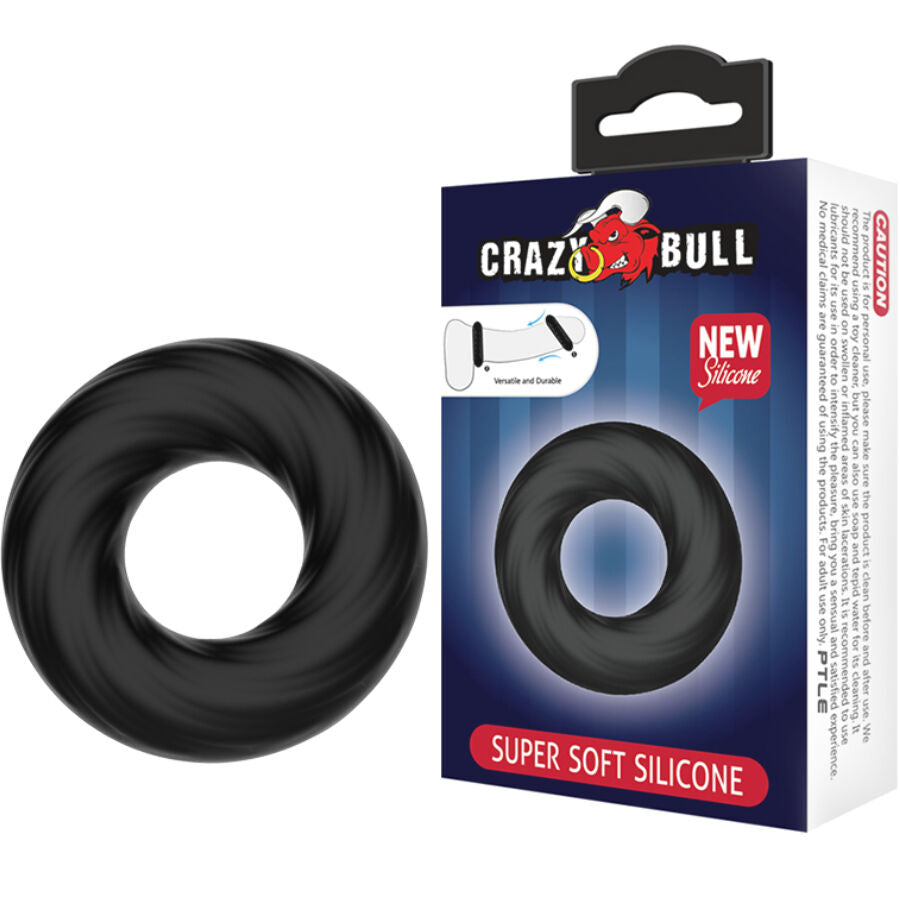 CRAZY BULL – Bague en silicone spirale